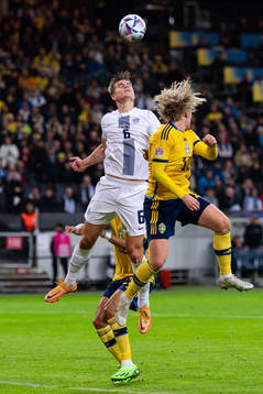 Jaka Bijol of Slovenia and Emil Forsberg of Sweden