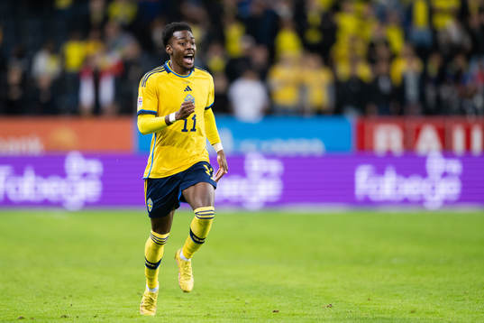 Anthony Elanga of Sweden