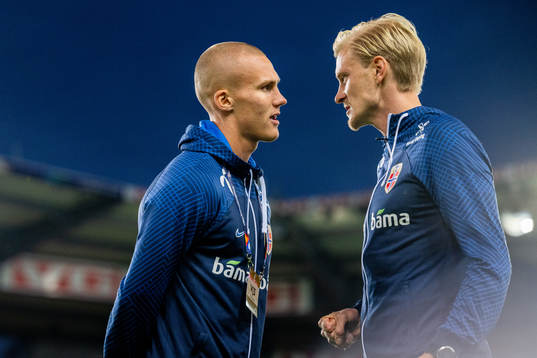 Leo Skiri Østigård and Morten Thorsby of Norway