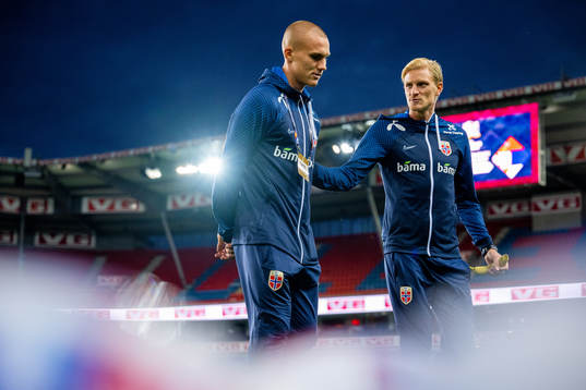Leo Skiri Østigård and Morten Thorsby of Norway