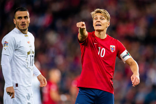 Martin Ødegaard of Norway