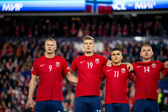 Erling Braut Haaland, Alexander Sørloth, Mohamed