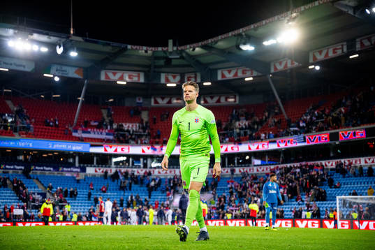 Goalkeeper Ørjan Håskjold Nyland of Norway