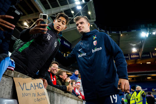 Alexander Sørloth of Norway