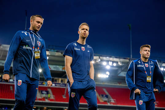 Stian Gregersen, Kristoffer Ajer and Fredrik André