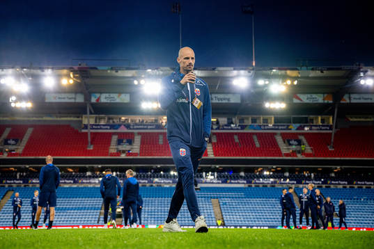 Goalkeeper André Hansen of Norway