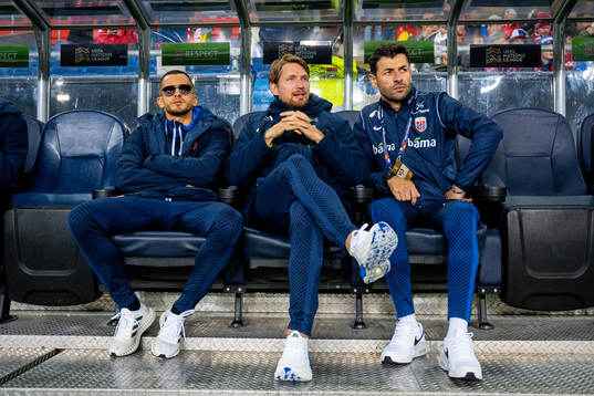Omar Elabdellaoui, Stefan Strandberg and physio Mario