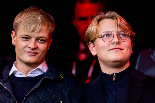 Marius Borg Høiby and Prince Sverre Magnus of Norway in