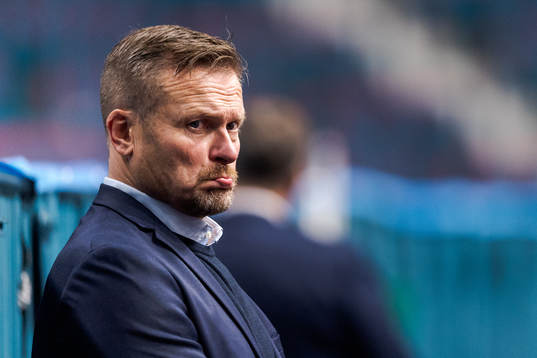 Djurgårdens tränare Joakim Fagervall deppar