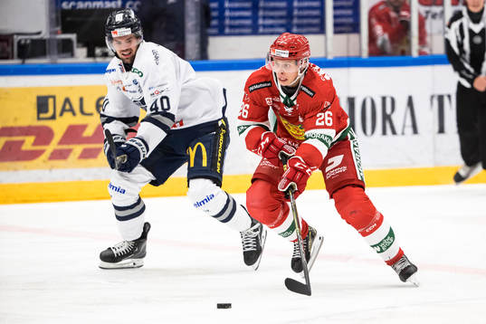 Moras Isac Heens och Karlskogas Kalle Jellvert