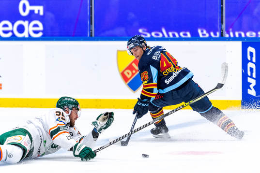 Kristianstads Jack Kopacka och Djurgårdens Tim Söderlund