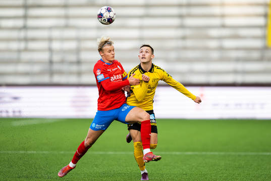 Helsingborgs Elmar Lindkvist och Elfsborgs Jacob Ondrejka