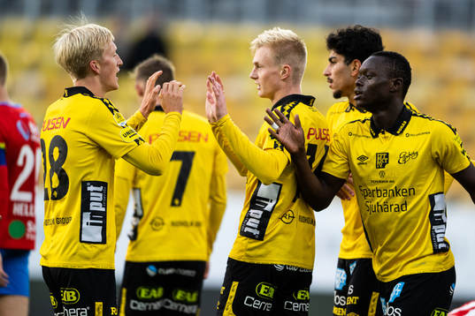 Elfsborgs spelare jublar