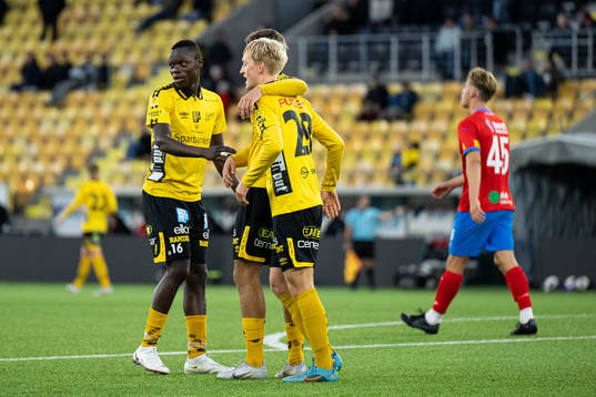 Elfsborgs spelare jublar