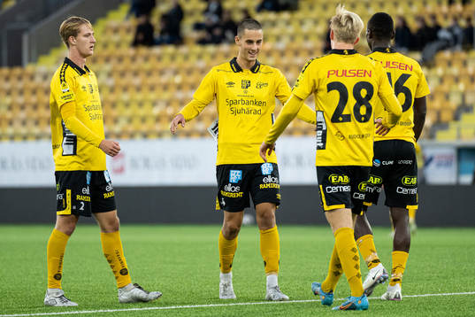 Elfsborgs spelare jublar
