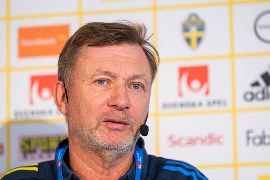 Head coach Peter Gerhardsson of the Swedish women's