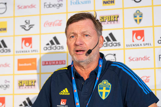 Head coach Peter Gerhardsson of the Swedish women's