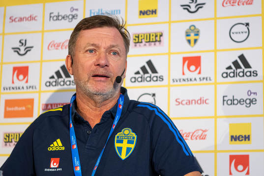 Head coach Peter Gerhardsson of the Swedish women's