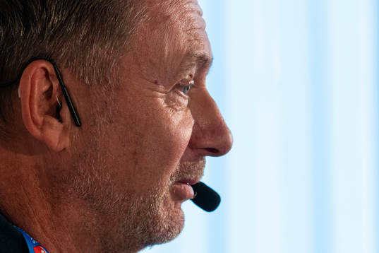 Head coach Peter Gerhardsson of the Swedish women's