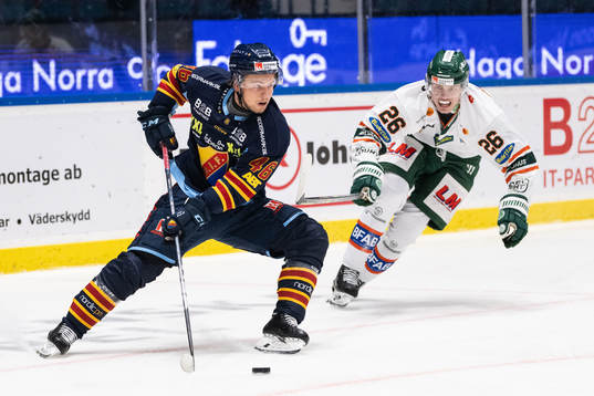 Djurgårdens Tim Söderlund och Kristianstads Jakob