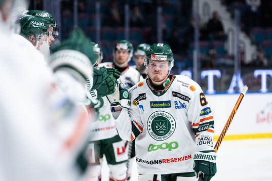 Kristianstads Malte Sjögren jublar