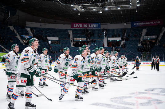 Kristianstads spelare jublar