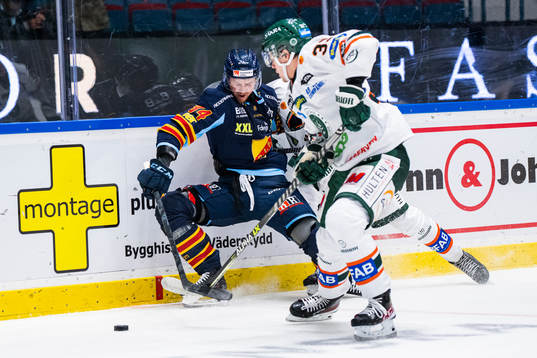 Djurgårdens Daniel Brodin och Kristianstads Fred Nilsson