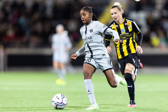 Laurina Fazer of Paris and Marika Bergman Lundin of Häcken