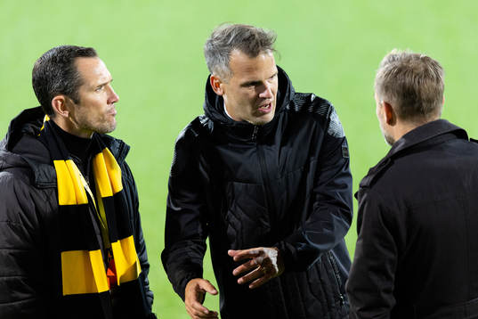 Sporting director Martin Ericsson, head coach Robert