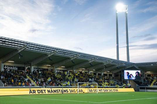 Spectators in the stands
