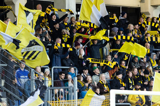 Spectators in the stands