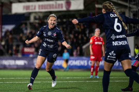 Mimmi Larsson of FC Rosengård celebrates