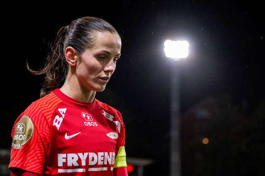 Tuva Hansen of Brann looks dejected