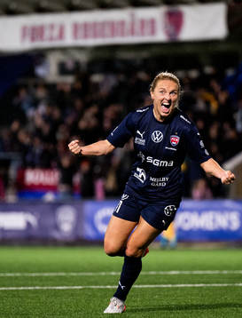 Mimmi Larsson of FC Rosengård celebrates