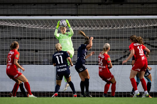 Goalkeeper Teagan Micah of FC Rosengård