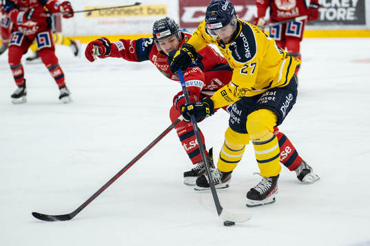 Västerviks Alexis DCaoust och Södertäljes Daniel Norbe