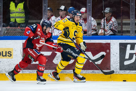 Västerviks Hampus Plato och Södertäljes Viktor Liljegren