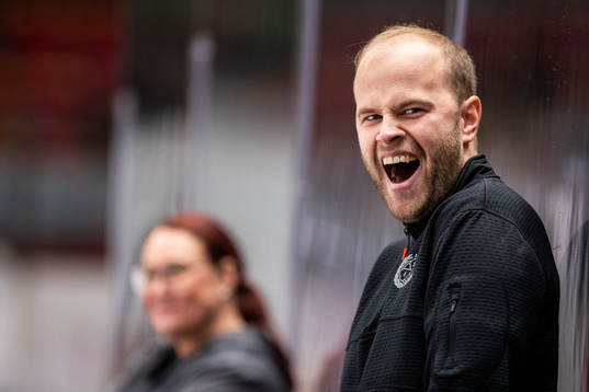 Brynäs tränare Filip Eriksson