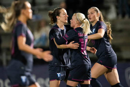 Malmö FFs Anna Plantin jublar