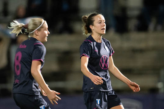Malmö FFs Anna Plantin jublar