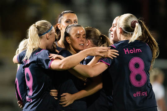 Malmö FFs spelare jublar