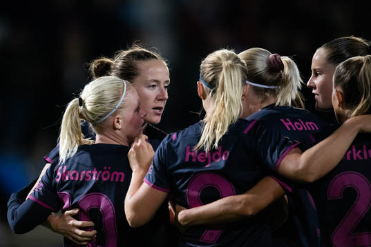 Malmö FFs Anna Plantin jublar