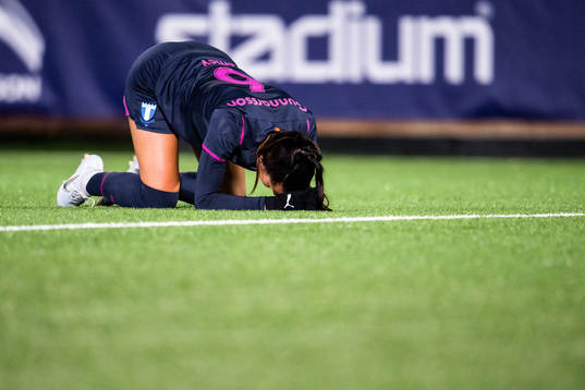 Malmö FFs Malin Gunnarsson deppar