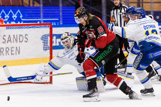 Örebros Rodrigo Abols och Leksands målvakt Kasimir