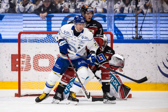 Leksands Mikael Ruohomaa och Örebros Marcus Hardegård