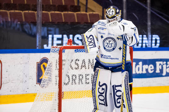 Leksands målvakt Kasimir Kaskisuo depp