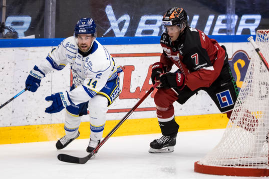 Leksands Oskar Lang och Örebros Marcus Hardegård