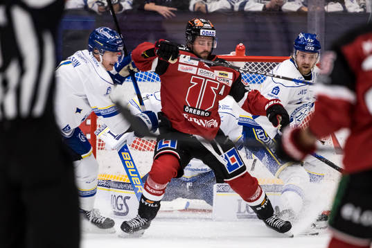 Örebros Mathias Bromé och Leksands Anton Lindholm