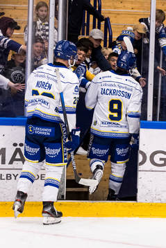 Leksands Patrik Noren och Patrik Zackrisson deppar