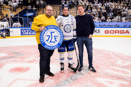 Leksands Justin Glenn Kloos utsedd till matchenslirare